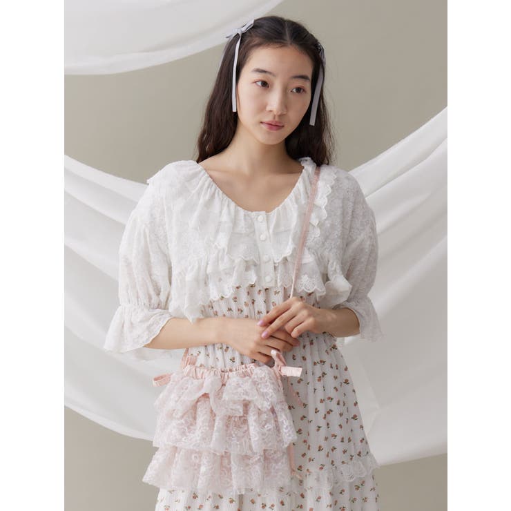 【新品】 merryjenny スパンコールフリルポシェット メリージェニー merry jenny スパンコールフリルポシェット