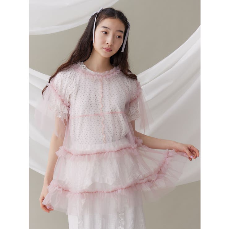 petit flowerキャンディーパフ[品番：MKSW0062998]｜merry jenny