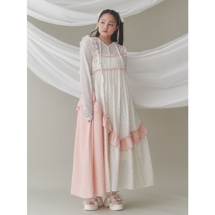 Maryページです♥️ 大きなウニッコが大胆にプリントされたローズレッドのパデッド
