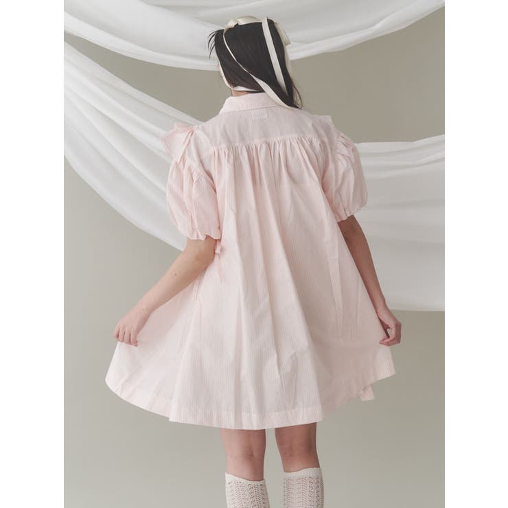 merry jenny stripe frillfrill ワンピース　ブルー メリージェニー merry jenny stripe frillfrill ワンピース