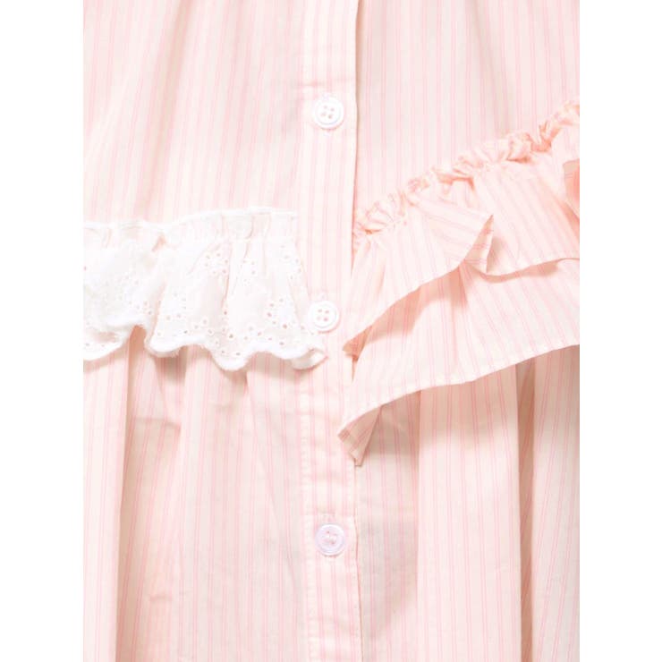 merry jenny / stripe frillfrill ワンピース セール】flower frillワンピース（ワンピース）｜merry jenny
