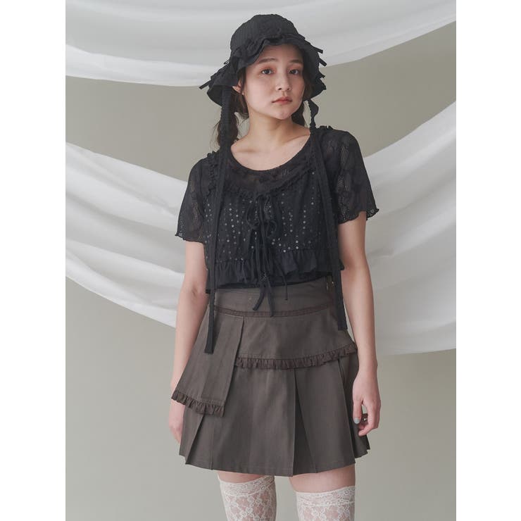 twinkle flower bustier[品番：MKSW0063427]｜merry jenny