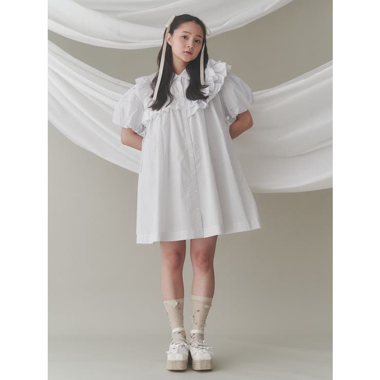 メリージェニー merry jenny ribbon balletジュートウェッジ
