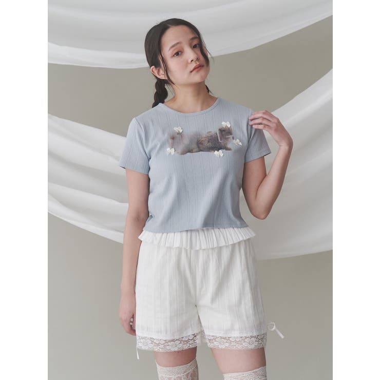 ラビットribbon Tシャツ | merry jenny | 詳細画像14 