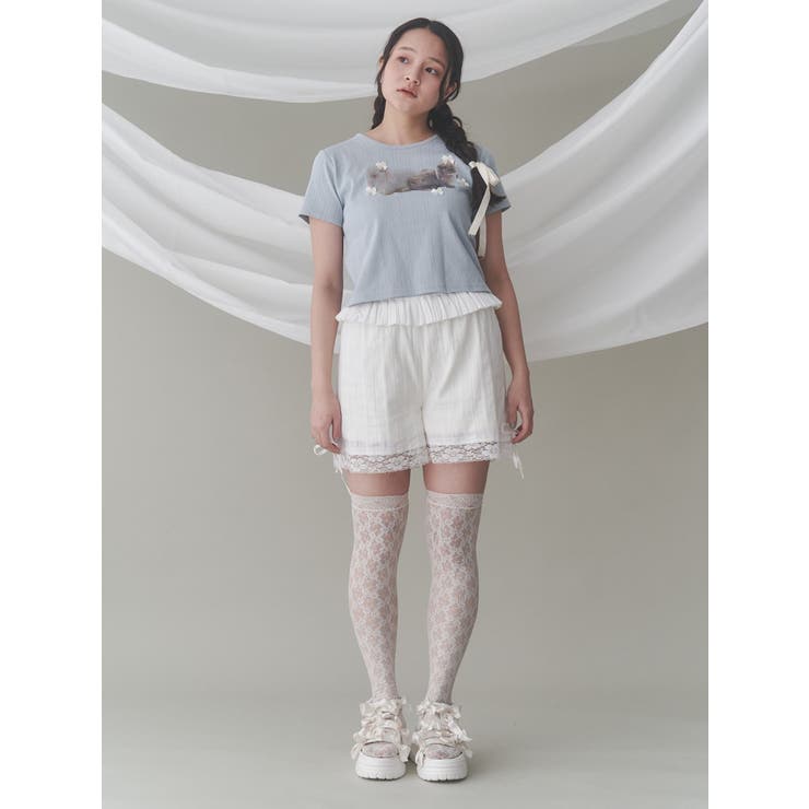 ラビットribbon Tシャツ | merry jenny | 詳細画像15 