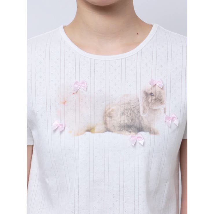 ラビットribbon Tシャツ | merry jenny | 詳細画像25 