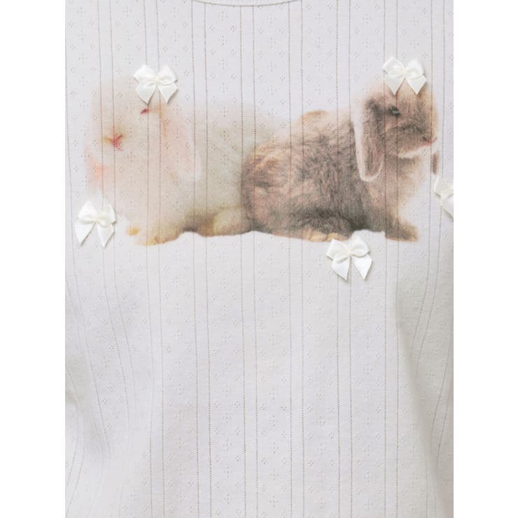 ラビットribbon Tシャツ | merry jenny | 詳細画像30 