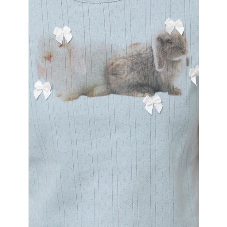 ラビットribbon Tシャツ | merry jenny | 詳細画像31 