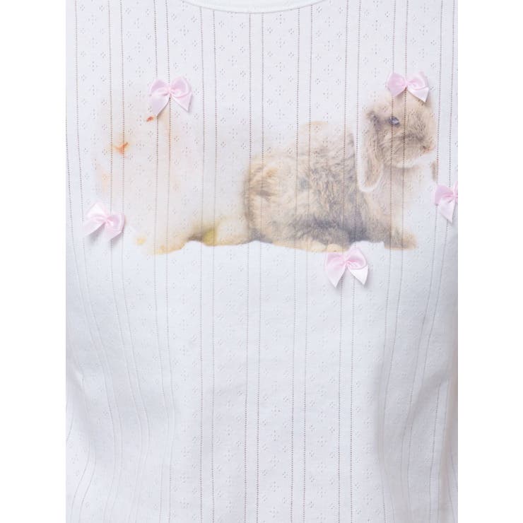 ラビットribbon Tシャツ | merry jenny | 詳細画像32 