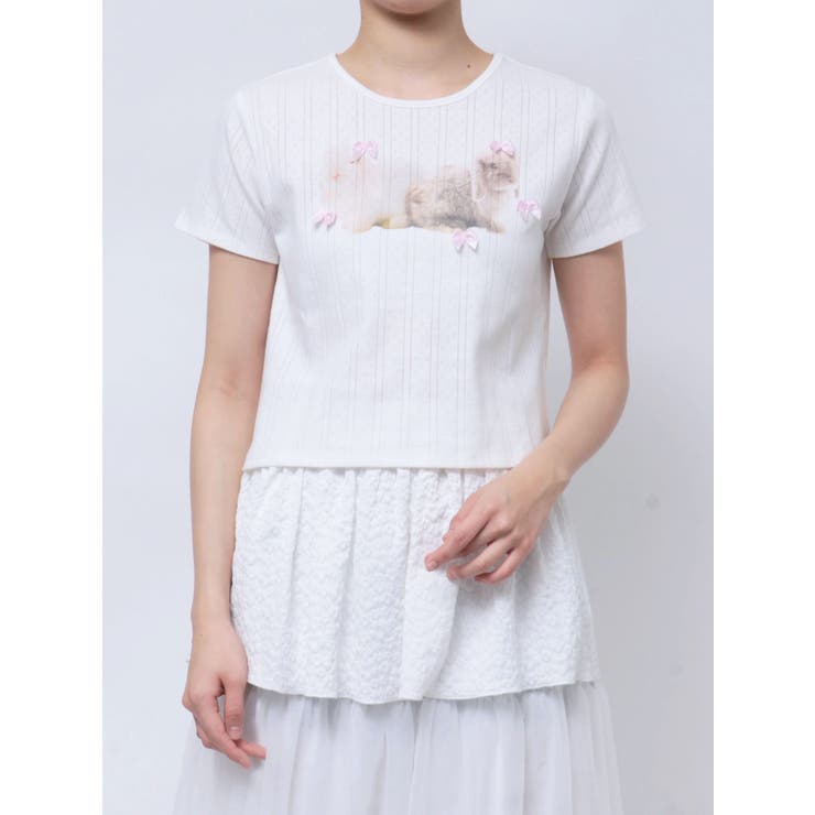 ラビットribbon Tシャツ | merry jenny | 詳細画像33 