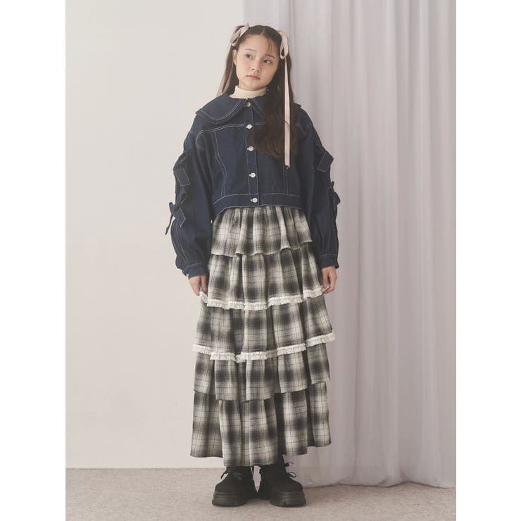 Bigリボンデニムジャケット | merry jenny | 詳細画像18 