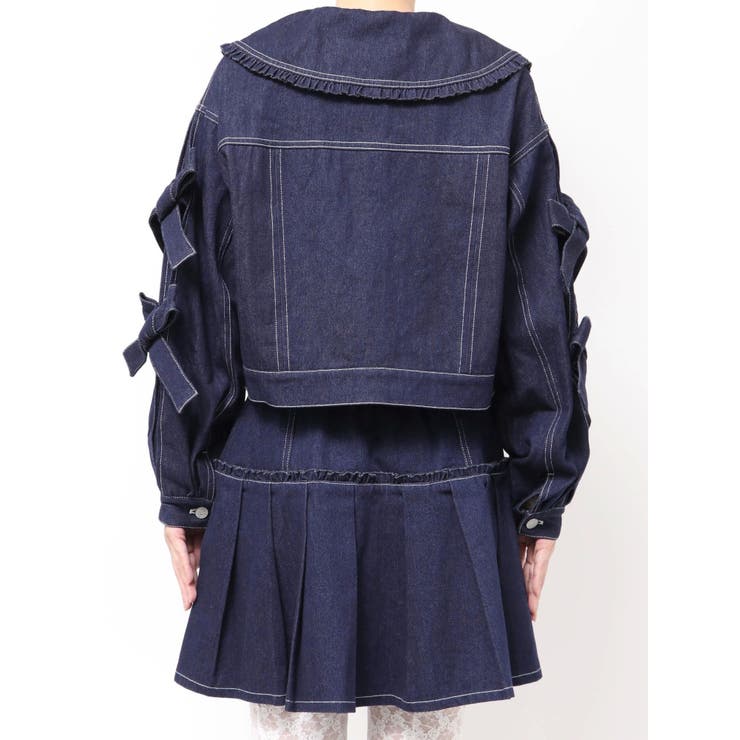 Bigリボンデニムジャケット | merry jenny | 詳細画像21 