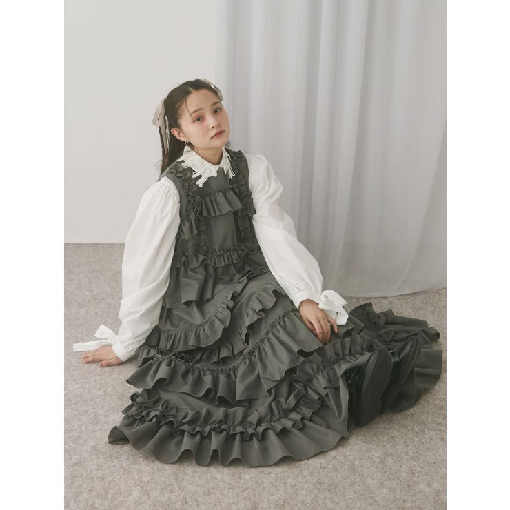 即購入◎merryJenny ティアードワンピース メリージェニー merry jenny floralティアードティアード