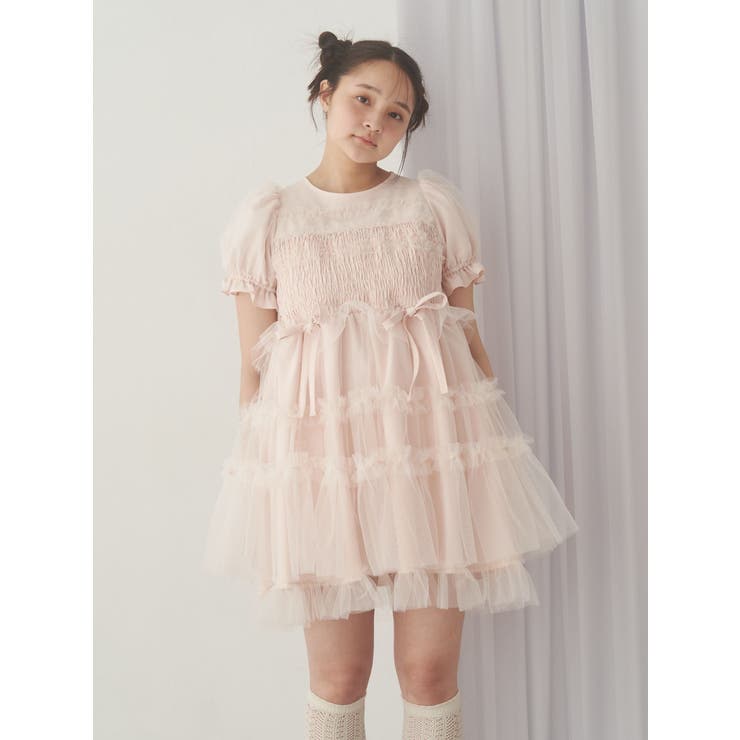 美品　merry jenny ノースリーブミニワンピース メリージェニーノースリーブミニワンピースサイズS