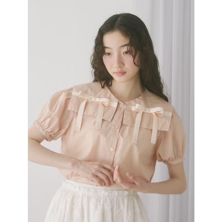 リボンカラーブラウス | merry jenny | 詳細画像11 