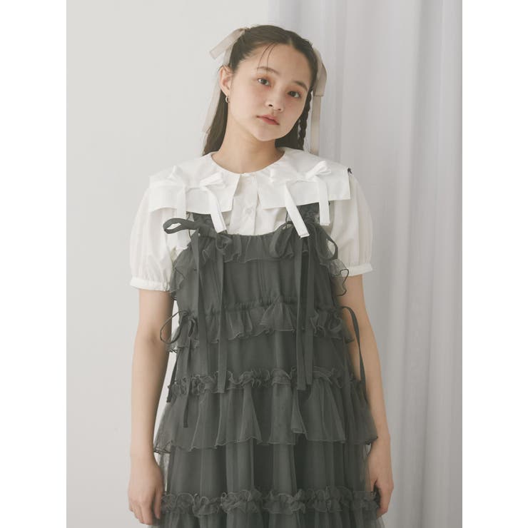 リボンカラーブラウス | merry jenny | 詳細画像14 