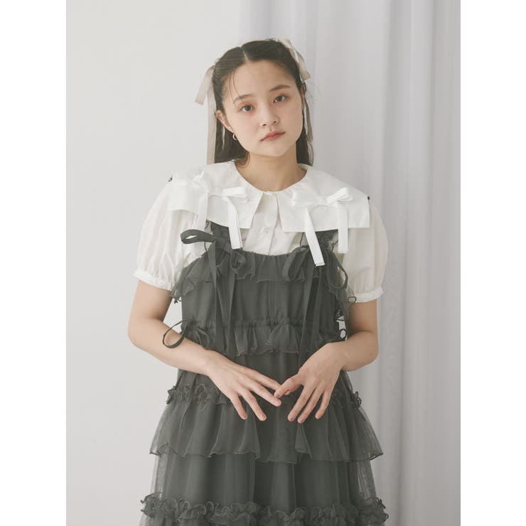 リボンカラーブラウス | merry jenny | 詳細画像15 