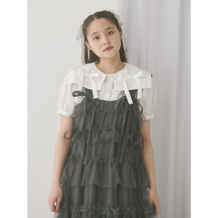 リボンカラーブラウス | merry jenny | 詳細画像16 