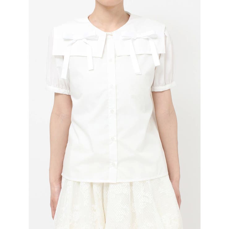 リボンカラーブラウス | merry jenny | 詳細画像19 