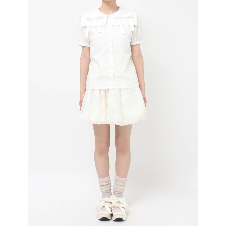 リボンカラーブラウス | merry jenny | 詳細画像26 