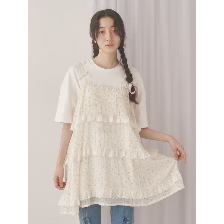 Petitflowerベビードール[品番：MKSW0065121]｜merry jenny