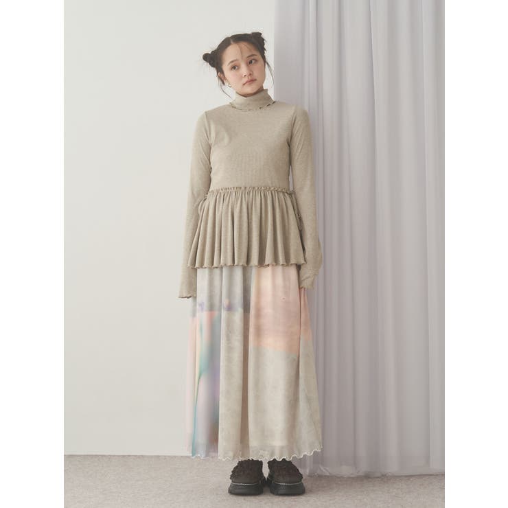 dreamingメッシュフレアスカート | merry jenny | 詳細画像12 