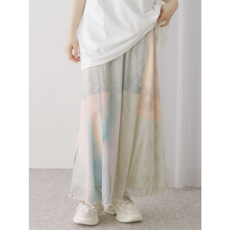 dreamingメッシュフレアスカート | merry jenny | 詳細画像16 