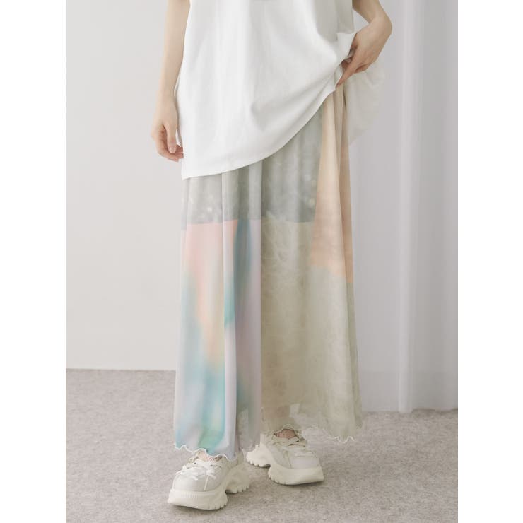 dreamingメッシュフレアスカート | merry jenny | 詳細画像17 