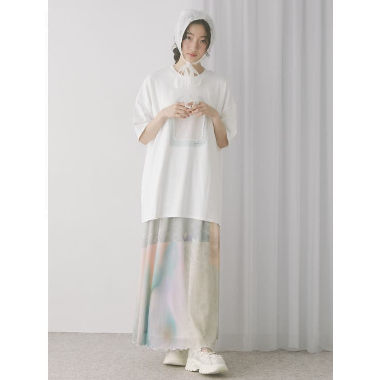 dreamingメッシュフレアスカート | merry jenny | 詳細画像18 