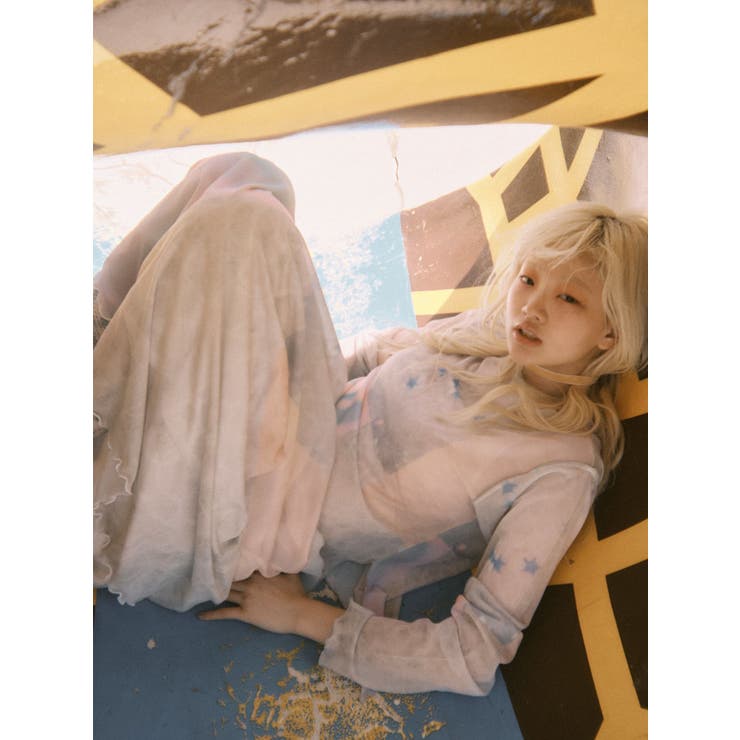 dreamingメッシュフレアスカート | merry jenny | 詳細画像2 