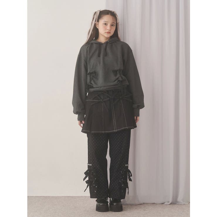 リボンリボンプリーツミニスカート | merry jenny | 詳細画像21 