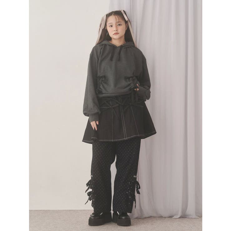 リボンリボンプリーツミニスカート | merry jenny | 詳細画像22 