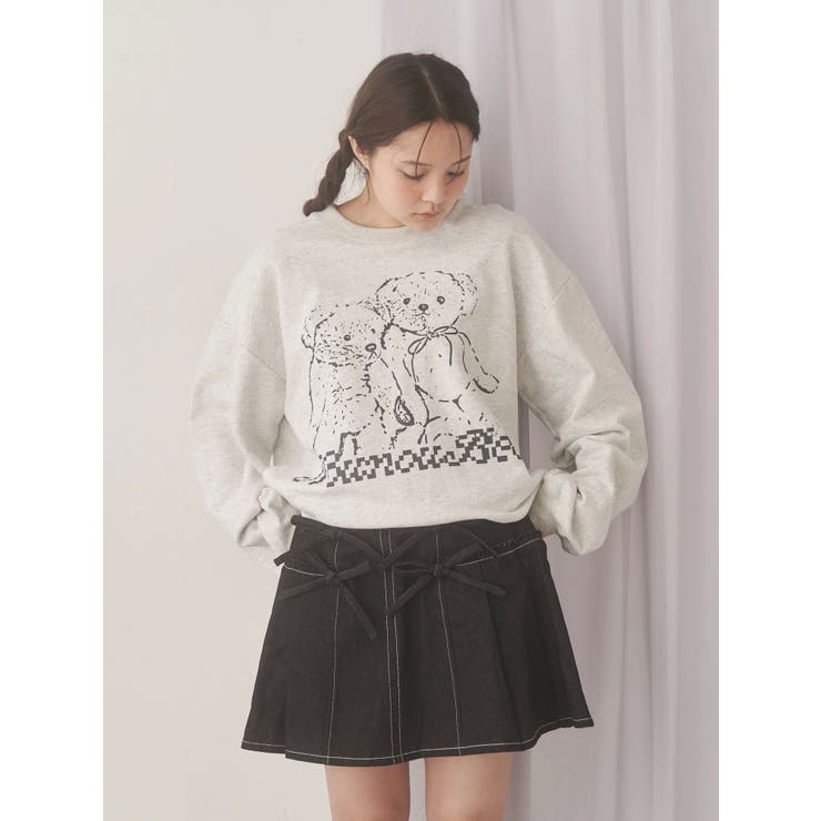 リボンリボンプリーツミニスカート | merry jenny | 詳細画像27 