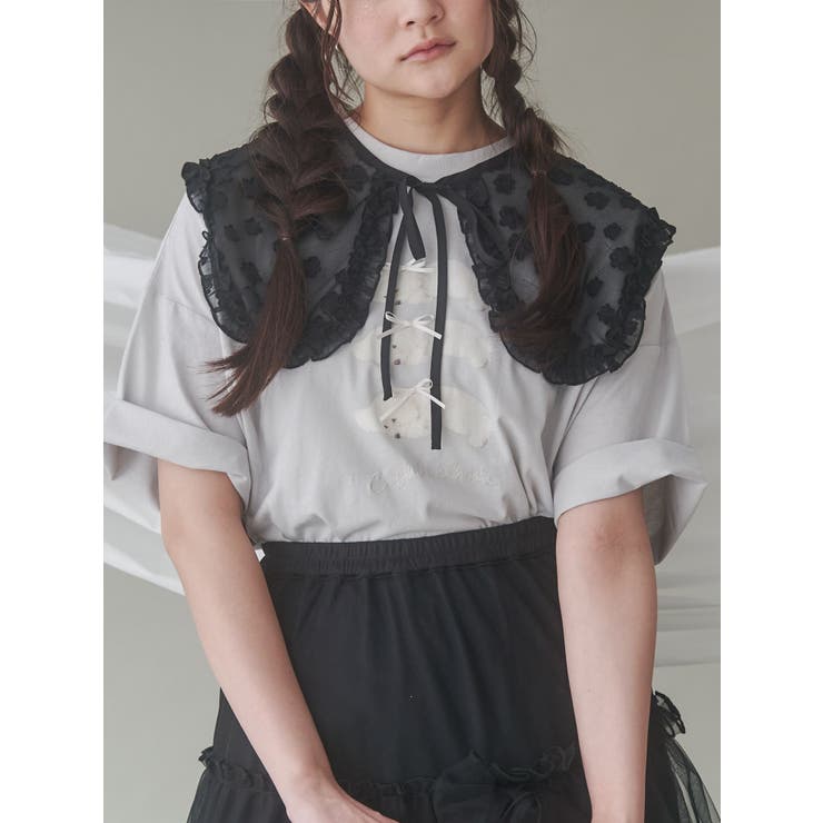 ブラック | シアージャガードつけ襟 | merry jenny