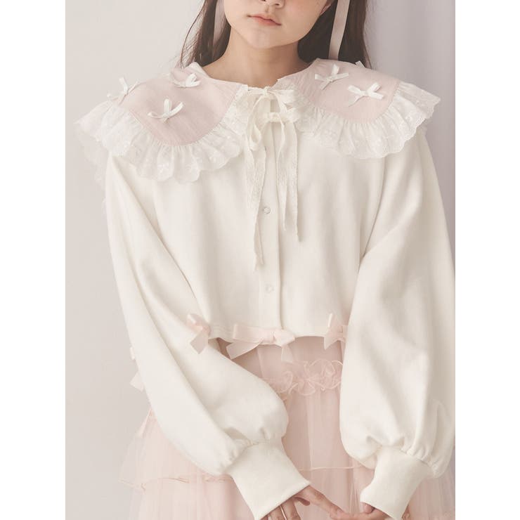 ピンク | remakish big collar | merry jenny