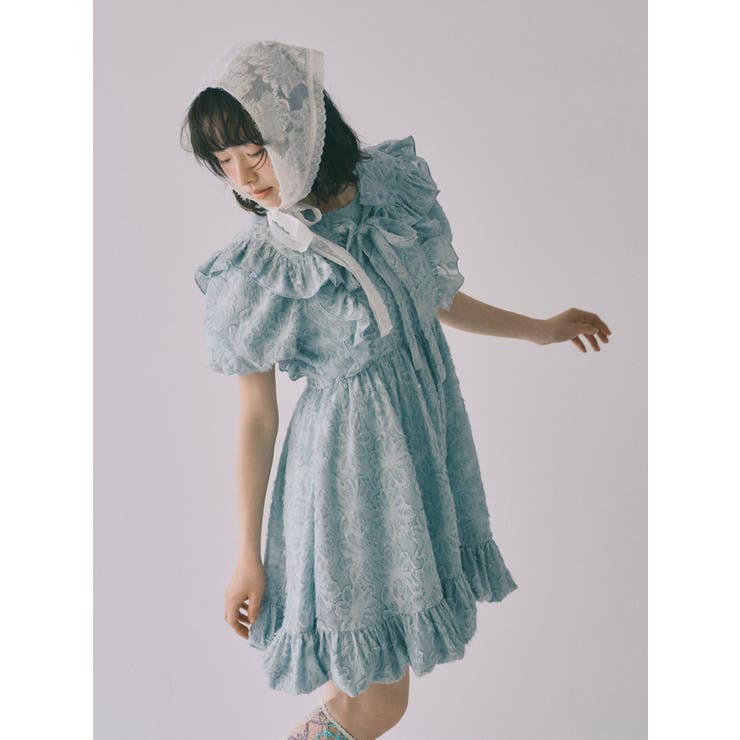 merry jenny レース ヘッドドレス merry jenny カチューシャ ribbon lace headdress / リボン