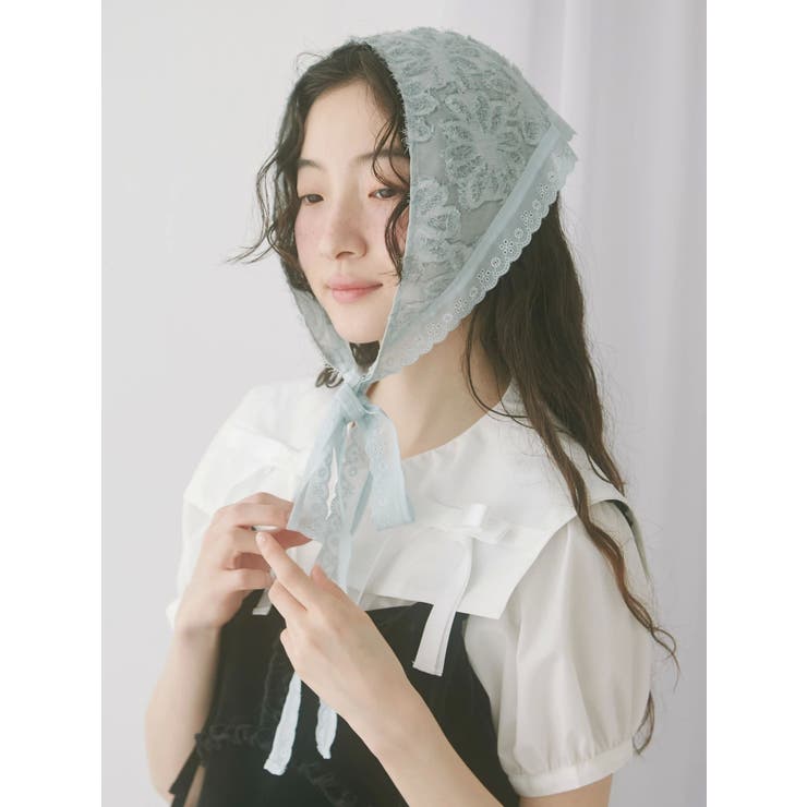 merry jenny レース ヘッドドレス merry jenny カチューシャ ribbon lace headdress / リボン
