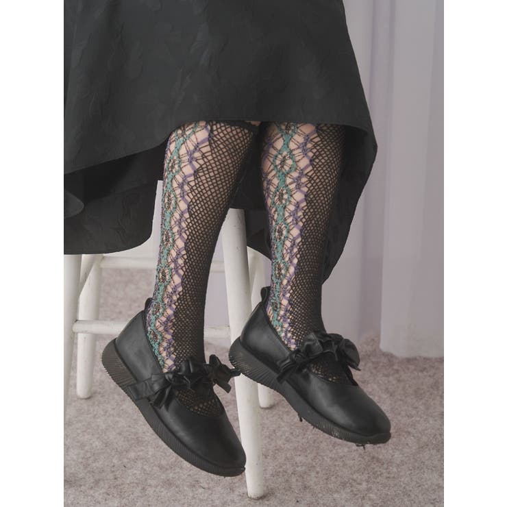 ブラック | トーションソックス | merry jenny