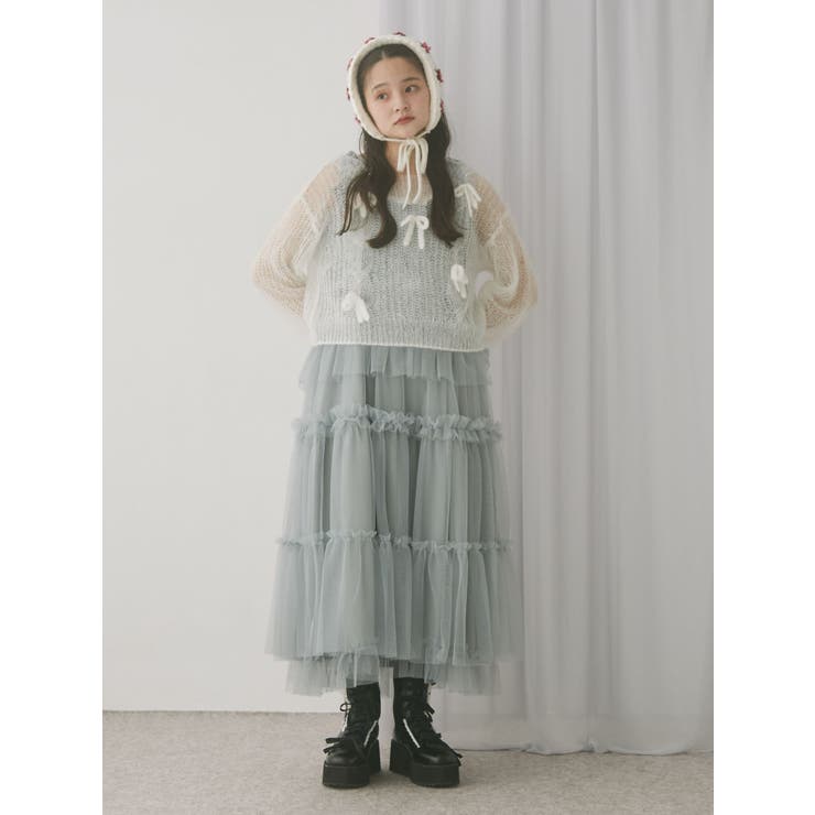 クロシェヘッドドレス[品番：MKSW0065267]｜merry jenny（メリージェ二