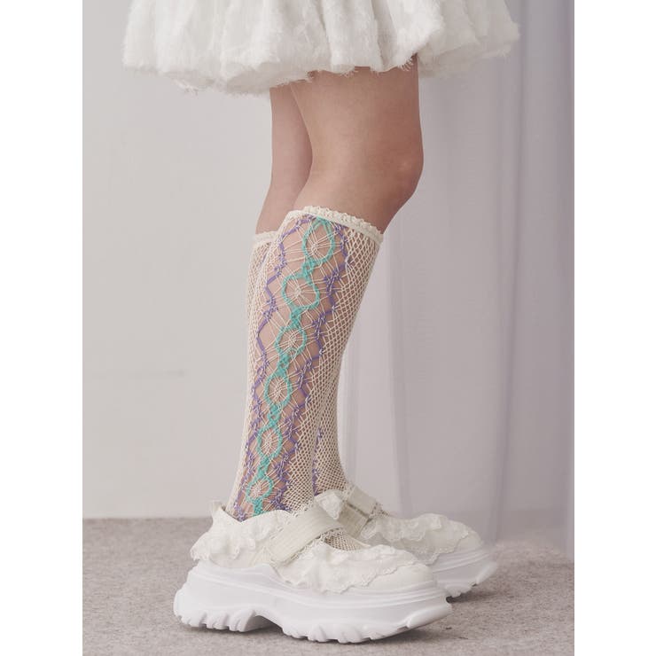 frill strap sneakers | merry jenny | 詳細画像1 