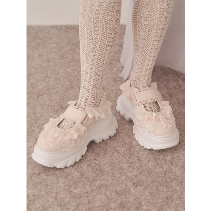 frill strap sneakers | merry jenny | 詳細画像13 