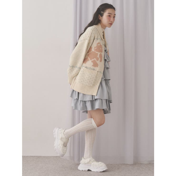 frill strap sneakers | merry jenny | 詳細画像23 