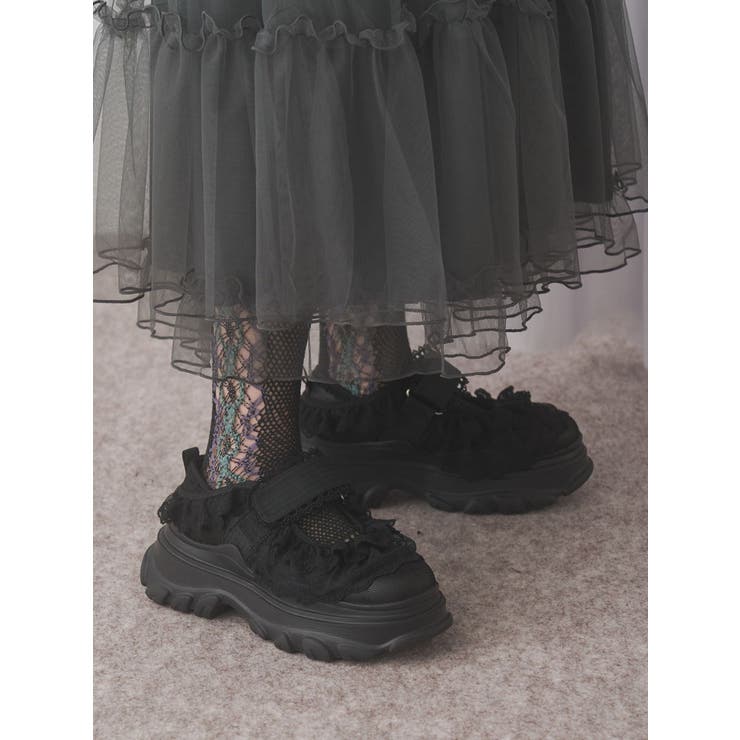 frill strap sneakers | merry jenny | 詳細画像7 