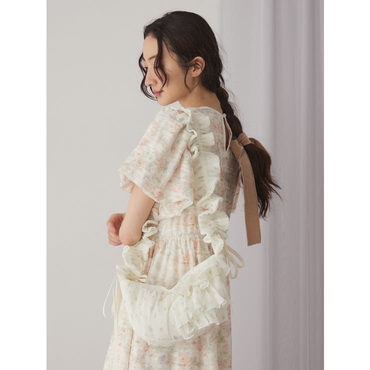 merry jenny flowerレースボンネット バッグセット メリージェニー merry jenny flowerレースボンネット （ブラック