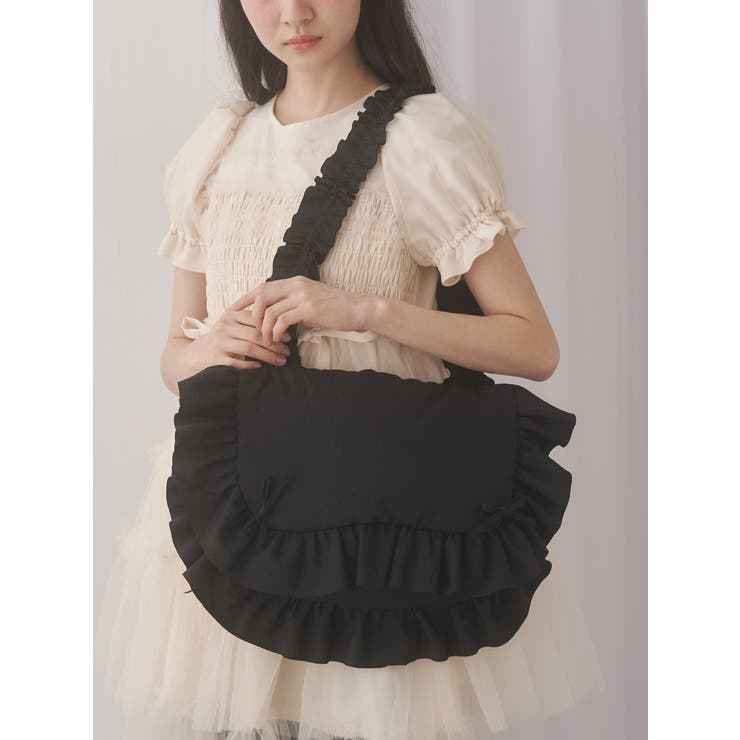 ブラック | pillowショルダーバッグ | merry jenny