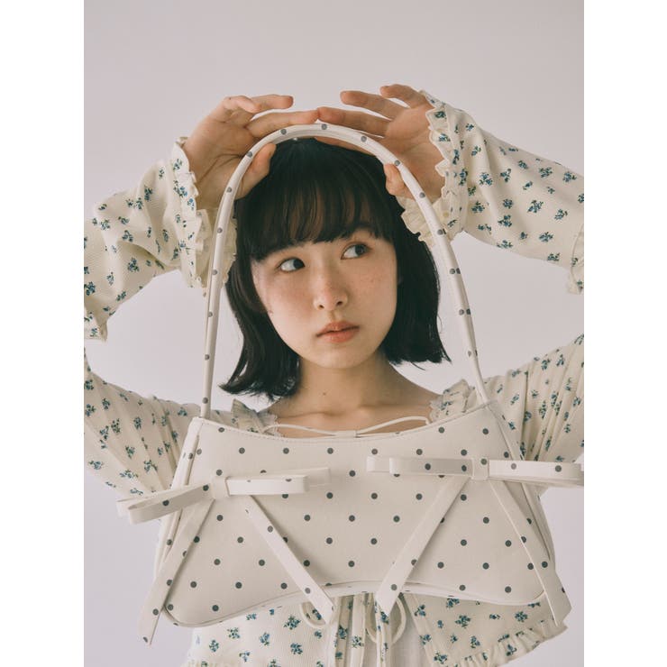 ribbon ribbonコンパクトバッグ | merry jenny | 詳細画像3 