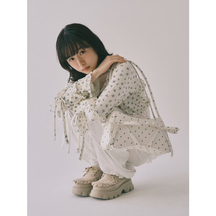 ribbon ribbonコンパクトバッグ | merry jenny | 詳細画像4 