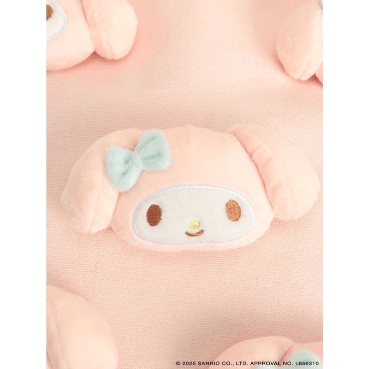【メロクロコラボ】My Melody heart tote bag(PINK) | merry jenny | 詳細画像19 