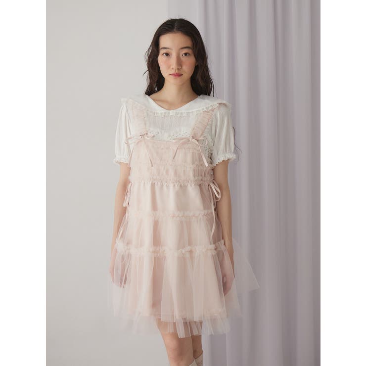 petit flowerセーラートップス[品番：MKSW0064726]｜merry jenny