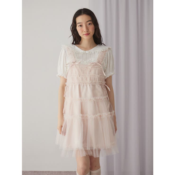 petit flowerセーラートップス[品番：MKSW0064726]｜merry jenny